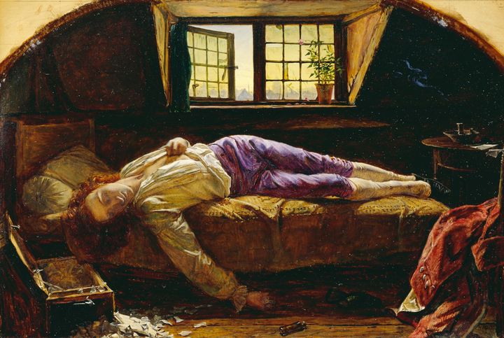 Henry Wallis~The Death of Chatterton - Classical art