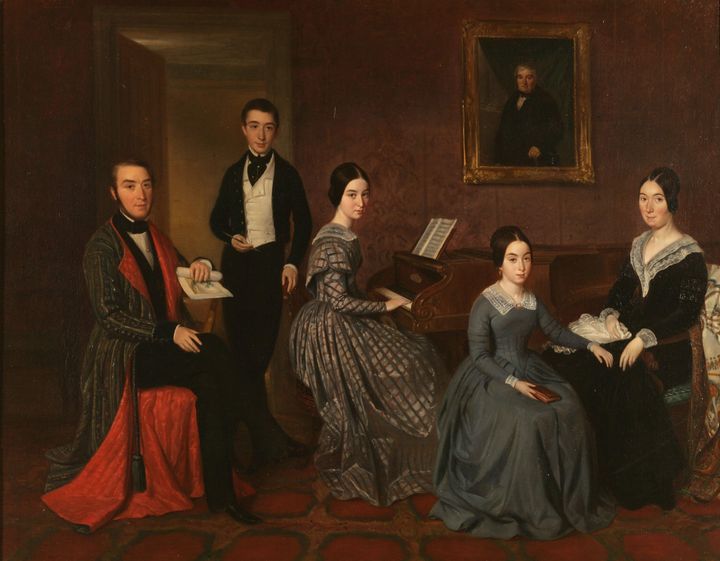 Joaquín Espalter y Rull~The family o - Classical art