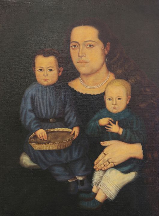 Hermenegildo Bustos~Mrs. Francisca V - Classical art