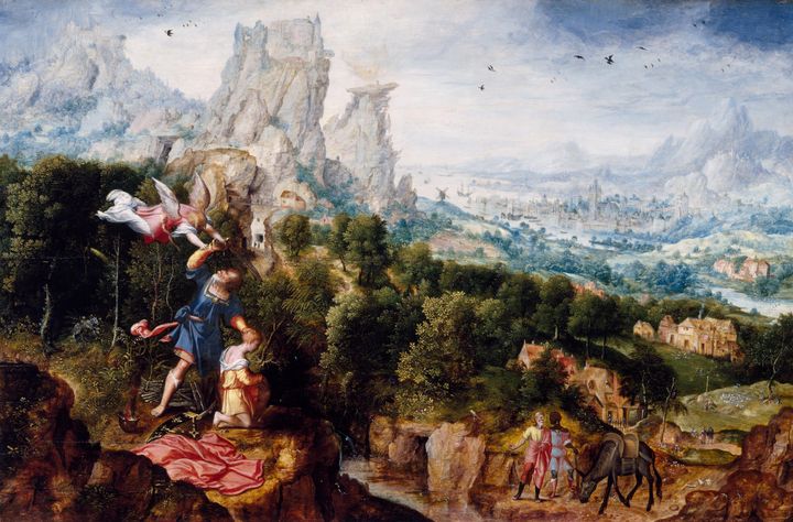 Herri met de Bles~Landscape with the - Classical art