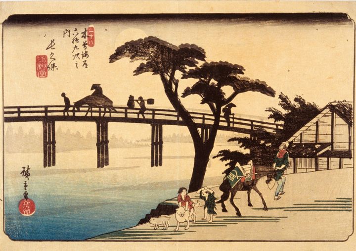 Hiroshige~Nagakubo - Classical art