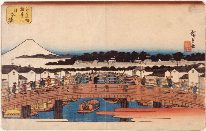 Hiroshige~Nihonbashi, 日本橋 - Classical art