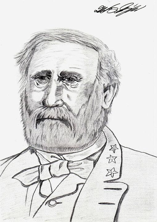 General Robert E. Lee D.M.Simpson Drawings & Illustration, People