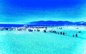 Beach in Blue