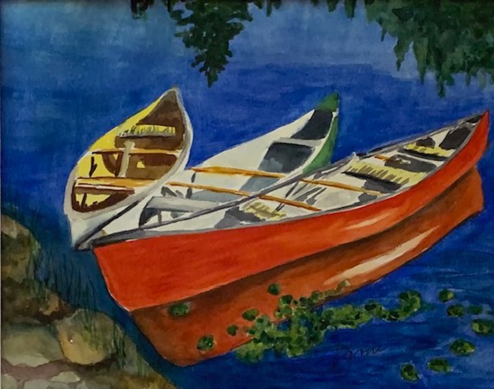 Serenity Bay - Karin Minshull Original Watercolor paintings