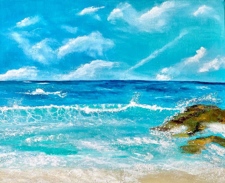 Ocean view - Anastasiya - Paintings & Prints, Places & Travel, United ...