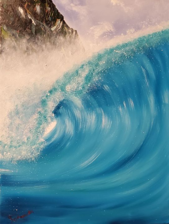 Big wave - Sofic art - Paintings & Prints, Landscapes & Nature