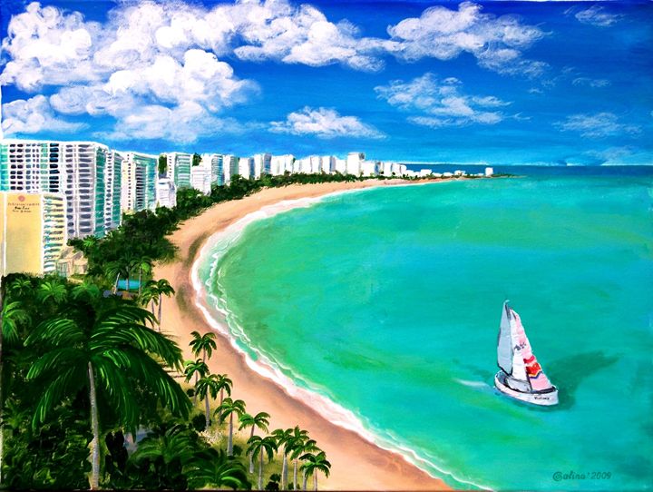 Isla Verde Caribe Art Paintings Prints Places Travel