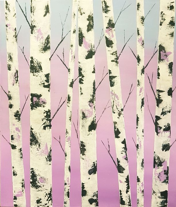 Birch trees! - Joli's Paintings