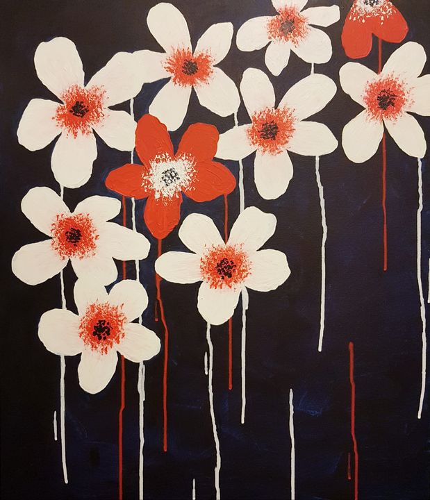 Modern bunch of flowers! - Joli's Paintings