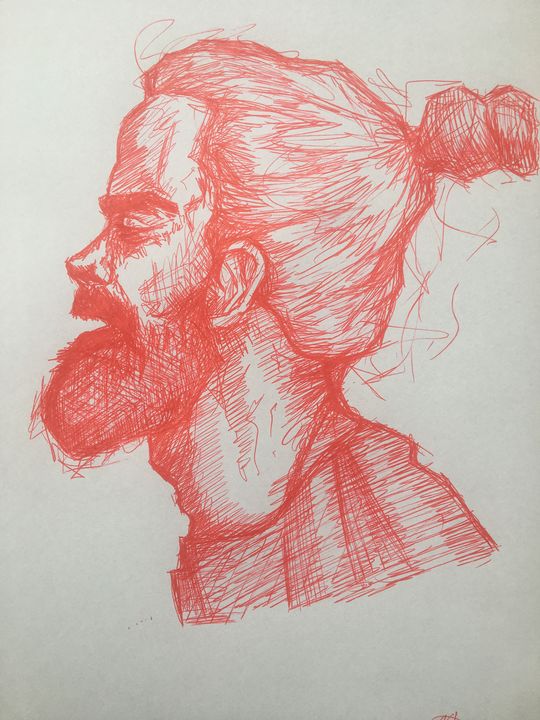 hipster drawing