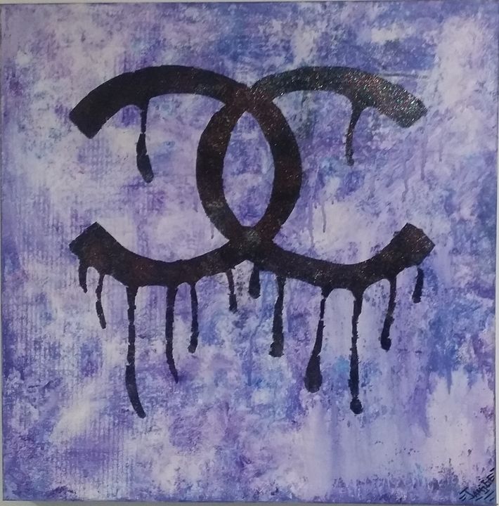 Dripping with Chanel - --JaMiIiE-- - Paintings & Prints, Abstract, Other  Abstract - ArtPal