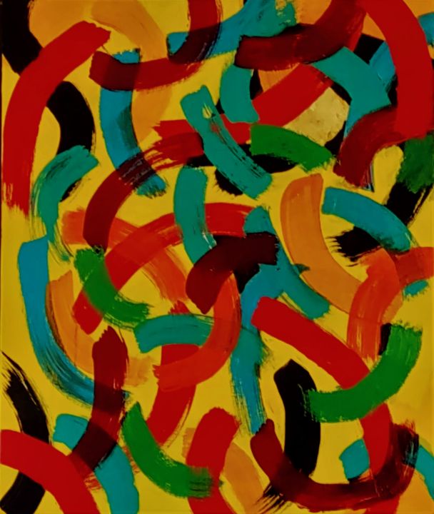 Fiesta - Thomas Conrad Abstract Art for the Home and Office