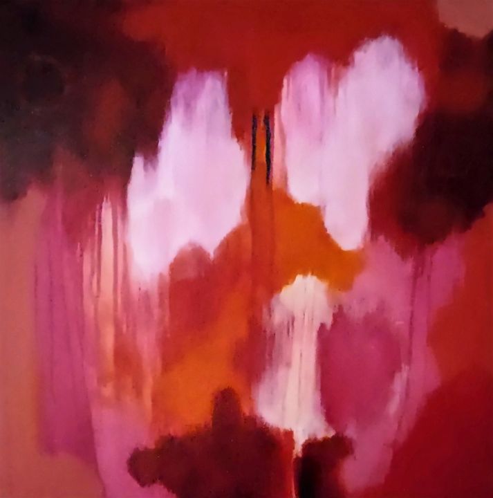 Red Rain - Thomas Conrad Abstract Art for the Home and Office