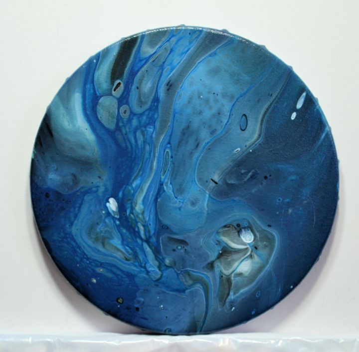 SHADES OF BLUE - LENNEA STUDIO - Paintings & Prints, Abstract, Movement ...