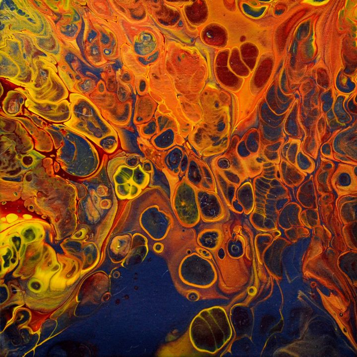 HOT STUFF - LENNEA STUDIO - Paintings & Prints, Abstract, Organic - ArtPal