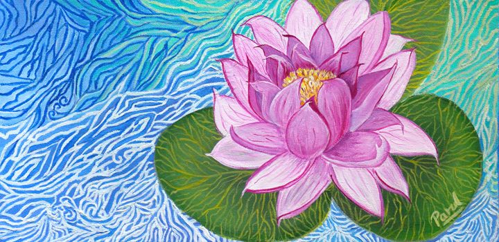 Water Lily - Parul Mehta - Paintings & Prints, Flowers, Plants, & Trees ...