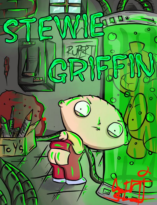 Stewie Griffin comic fanart - MadFacez Design