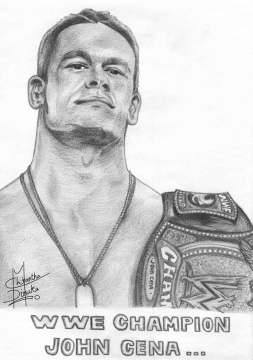 John Cena Sketch Card Copics by Gothscifigirl on DeviantArt