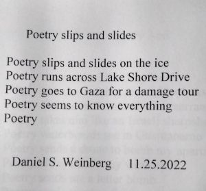 Poetry slips & slides
