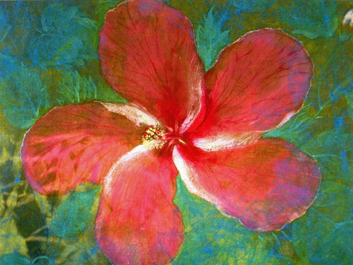 Bermudian Hibiscus - Avy Loftus Gallery