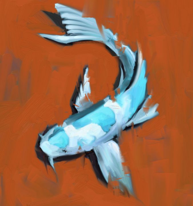 Wire Fish - Digital Paintings and Drawings - Digital Art, Animals, Birds, &  Fish, Aquatic Life, Fish, Freshwater Fish - ArtPal