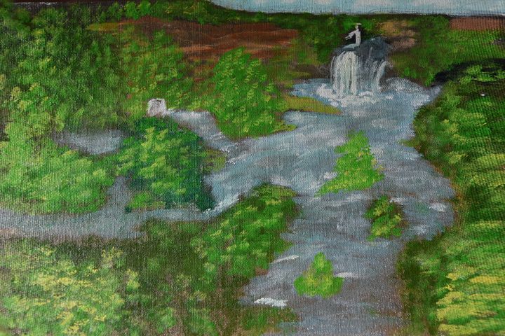 Mountain waterfall - Sankari