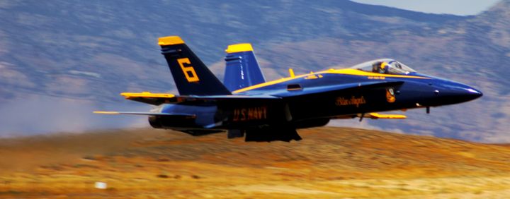 Blue Angel FA-18 - Mile High Aviation Art