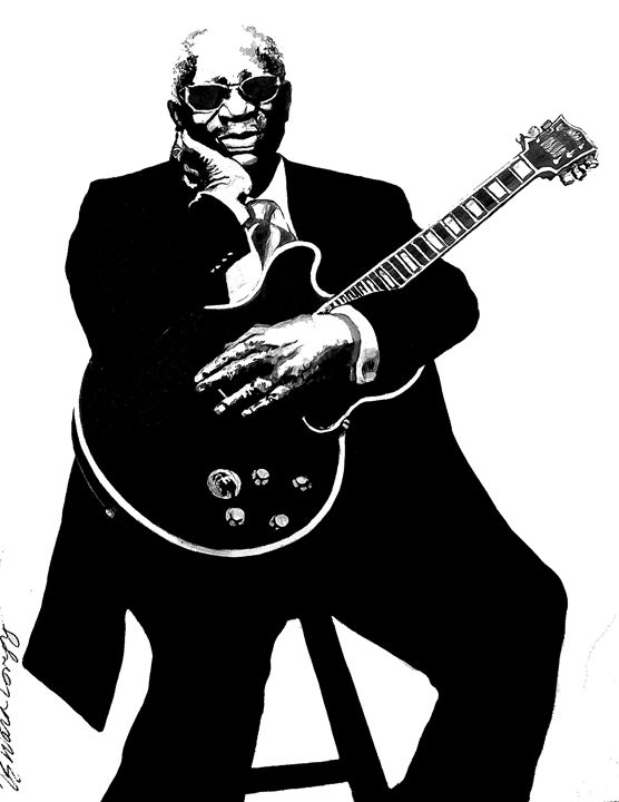 BB KING and LUCILLE - KAKI