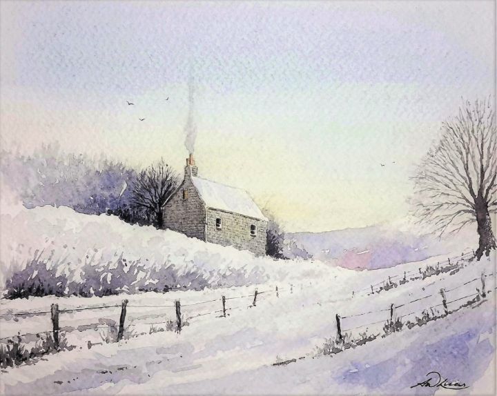 " Winters Cottage " - Andrew Lucas