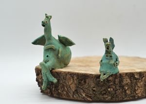 dragon and mouse - Artsculpt