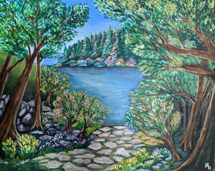 Peaceful Path - Blakely Art - Paintings & Prints, Landscapes