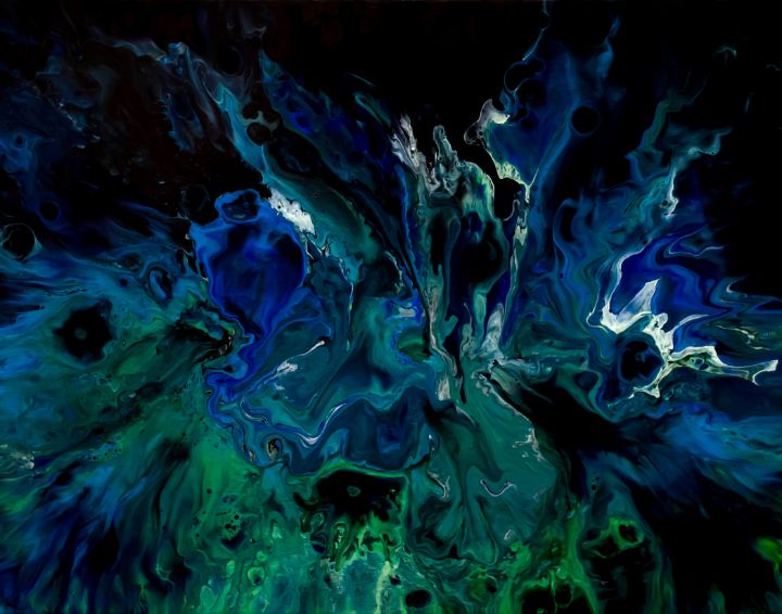 ABST_8 - Abstract Splash - Paintings & Prints, Abstract, Irregular ...