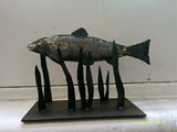 Unique steel fish art