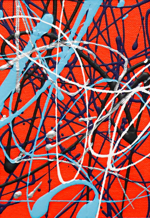 Red Orange Colors Acrylic, Silver Acrylic Paints