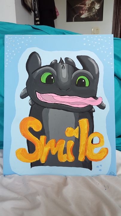 Toothless smile - The Kids Room - Paintings & Prints, Childrens Art, Disney  - ArtPal