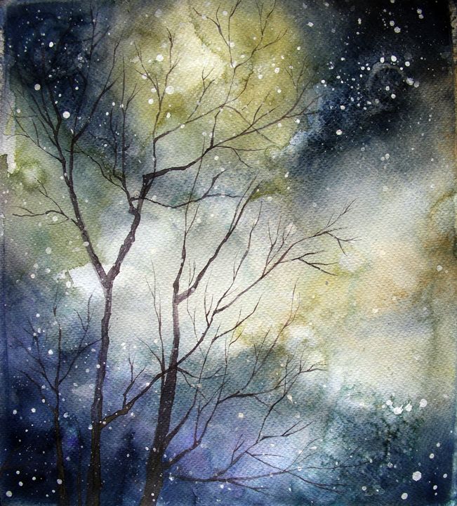 Winter trees - Dora Pluhar