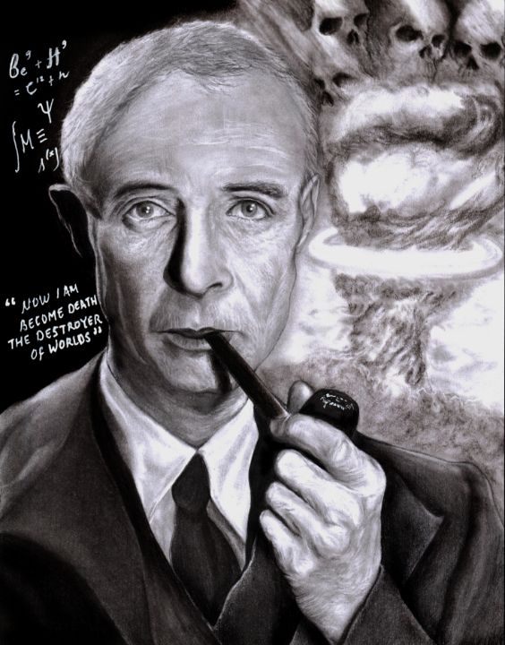 ROBERT J OPPENHEIMER - Nishkaka 89 - Drawings & Illustration, People ...