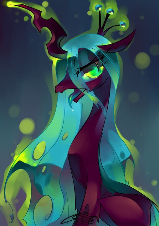 Queen Chrysalis - Art Gallery, Ilustration art by Io Zarate - Paintings &  Prints, People & Figures, Animation, Anime, & Comics, Anime - ArtPal