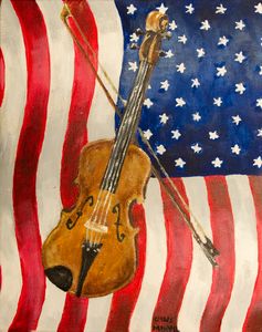 Patriotic Violin