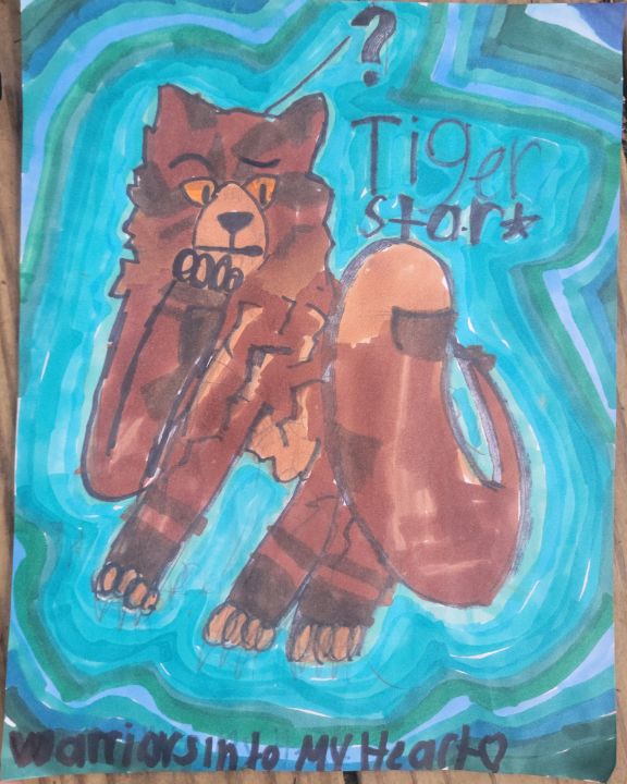 Tigerstar II Tigerheart Warrior Cats Postcard for Sale by alicialynne