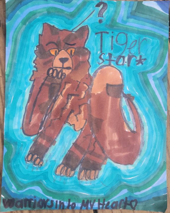 Tigerstar II Tigerheart Warrior Cats Poster for Sale by alicialynne