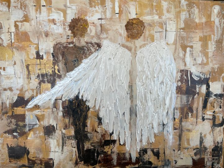 paintings of guardian angels