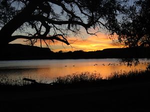 Sunset at Scott Lake