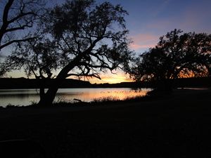 Fall Sunset in Kansas - Scott Lake