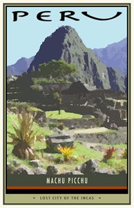 Peru - Vintage Travel by Kevin Brown Studio