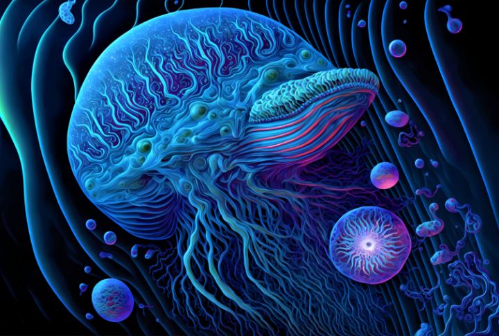 Alien Tardigrade Whale - A Million Pictures - Digital Art, Fantasy ...