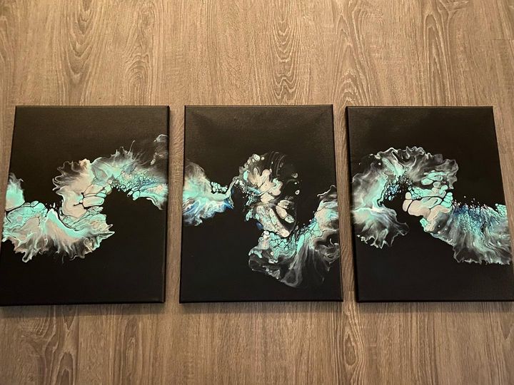 Arctic Night 3(11x14) - EMvision Paintings