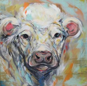 Turquoise Cow