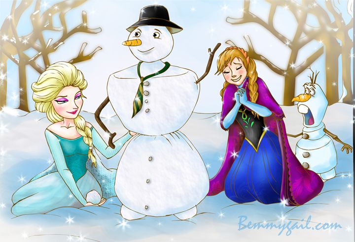 Frozen Olaf New Brother - Bemmygail - Digital Art, People & Figures,  Animation, Anime, & Comics, Other Animation, Anime, & Comics - ArtPal